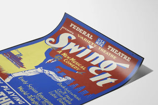 Vintage Poster Swing It - Musical Comedy Theater