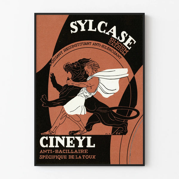 Vintage Sylcase Cinéyl Advertising Poster - Retro Wall Decoration Artem Legrand