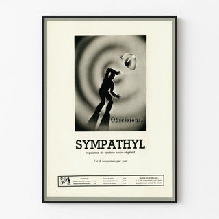 Vintage advertising poster for Sympathyl neurovegetative regulator
