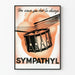 Vintage poster Sympathyl Heartbeat and Drum