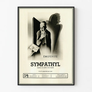 Vintage poster Sympathyl regulator of the neurovegetative system