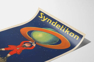 Vintage poster Syndetikon All-Purpose Glue with Iron