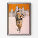 Vintage poster of American football player Syracuse University 1903