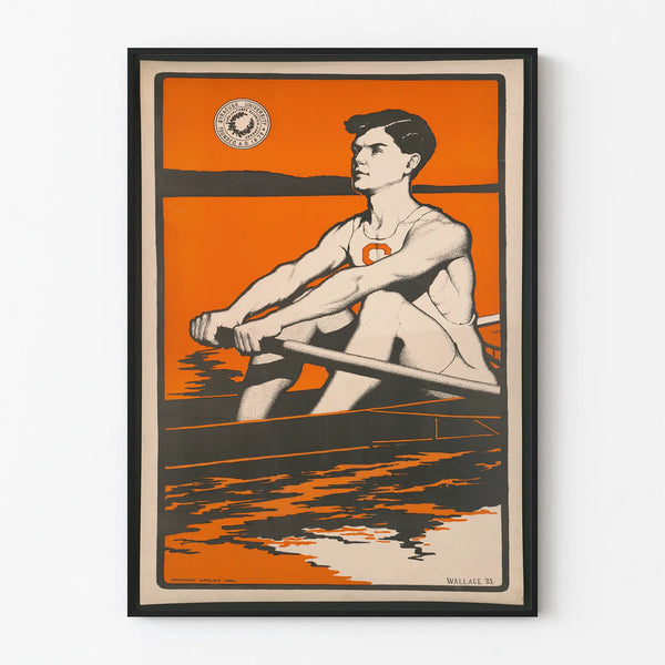 Vintage Syracuse University Rowing Poster 1905