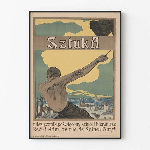 Vintage Art Poster - Artistic Wall Decoration
