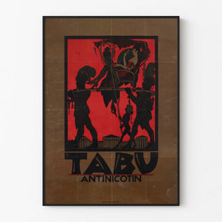 Vintage poster TABU Antinicotine by Julius Klinger