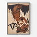 Decorative Art Deco Woman Stylized Poster Tabu