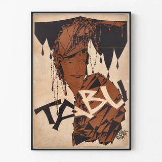Decorative Art Deco Woman Stylized Poster Tabu