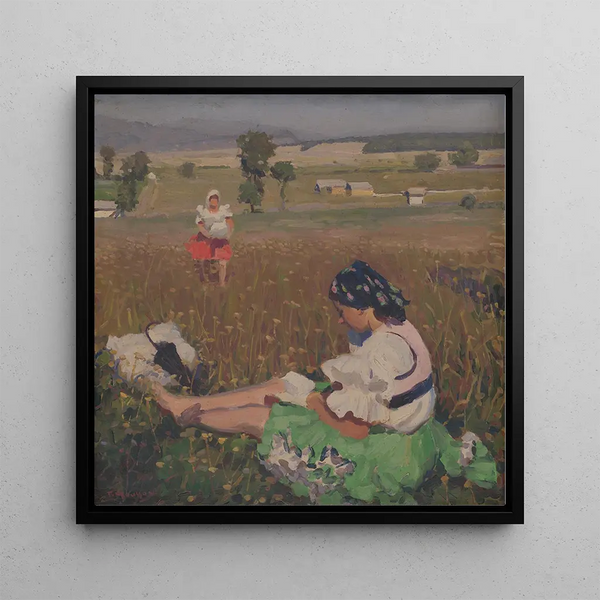 tajca - Jozef Teodor Mousson — framed artwork on a wall