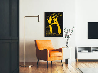 Decorative Poster Take Back The Night - Poster Against Violence