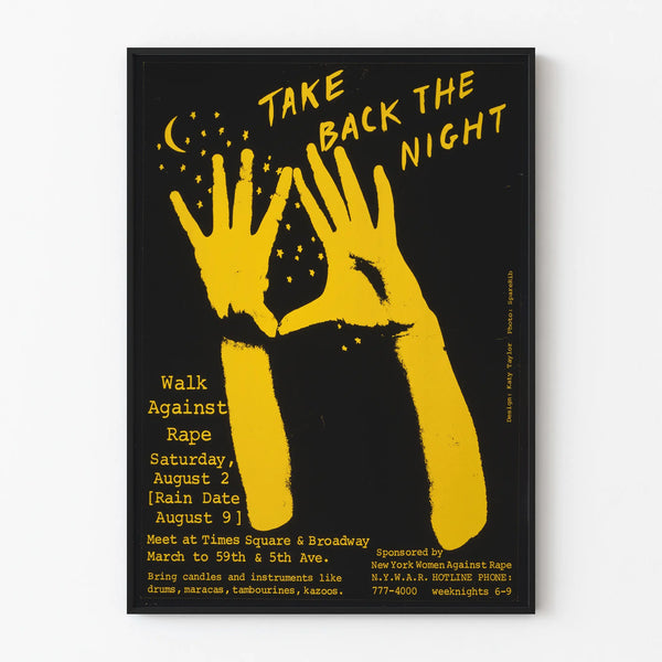 Decorative Poster Take Back The Night - Poster Against Violence