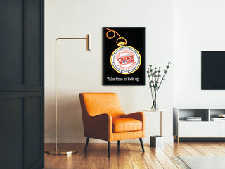 Retro Poster Urban Surveillance and Security