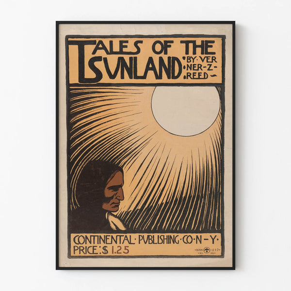 Vintage poster Tales of the Sunland - Retro wall decoration