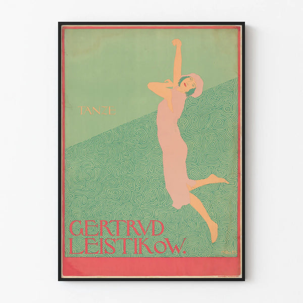 Vintage Poster of Gertrud Leistikow Dancing