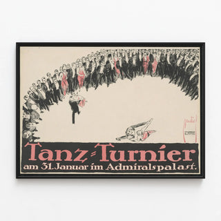 Vintage Poster of the Dance Tournament at the Admiralspalast