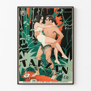 Vintage Tarzan poster featuring Johnny Weissmüller