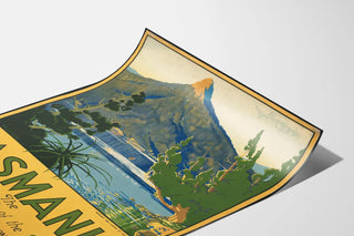 Vintage Tasmania Poster - The Switzerland of the South