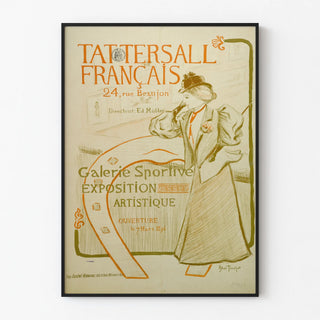Tattersall Poster French Sports Gallery Artistic Exhibition 1896