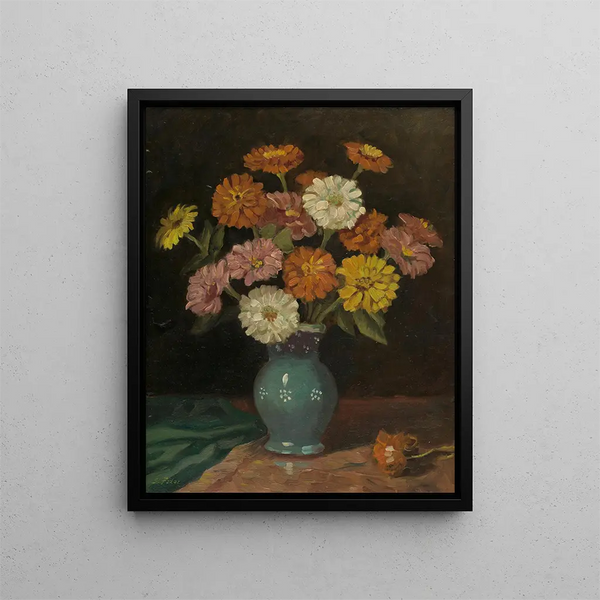 Bouquet - Stefan Fodor — framed artwork on a wall