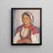 Woman of Lun - Stefan Polkorb — framed artwork on a wall