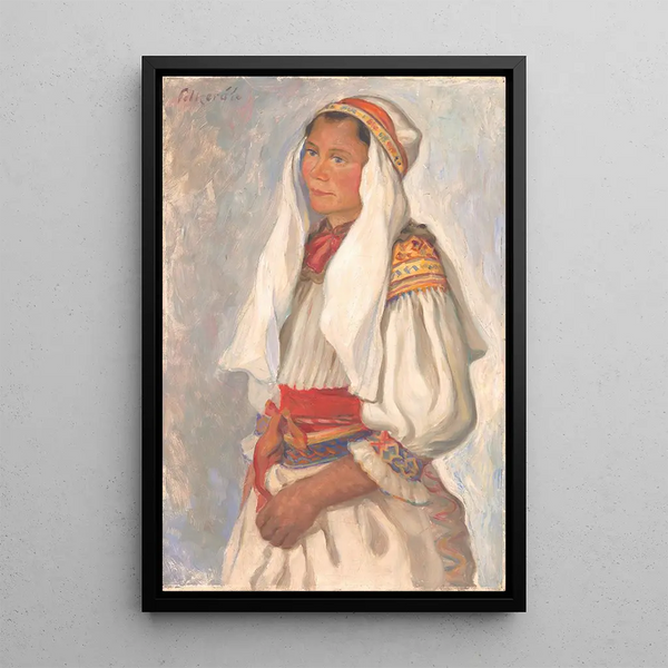 Daughter of Zliechov - Stefan Polkorb — framed artwork on a wall