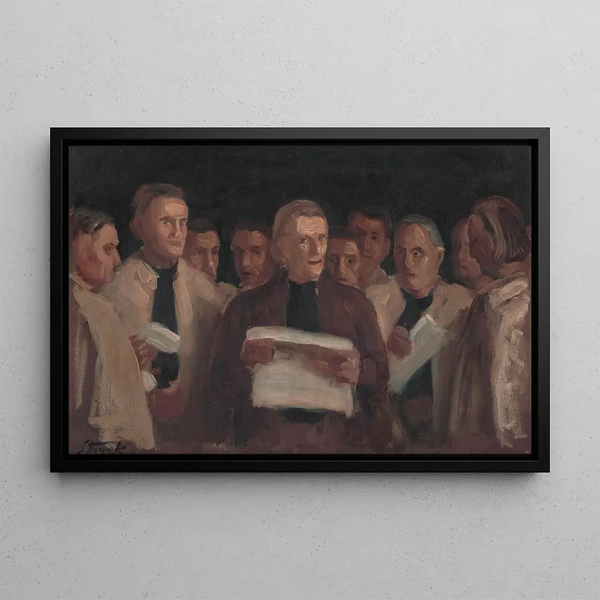 Tdia k obecnej rade - Stefan Straka — framed artwork on a wall