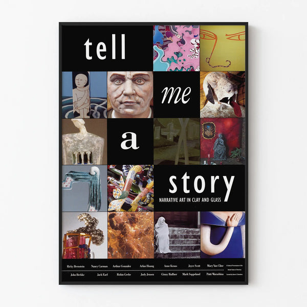 Artistic Narration Poster in Clay and Glass
