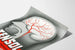 Vintage poster Tensol - Illustration of brain artery in red and white