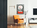 Vintage poster Tensol - Illustration of brain artery in red and white