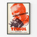 Vintage poster advertising Tensol against hypertension