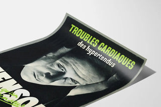 Vintage Advertising Poster Troubles Cardiaques Tensol