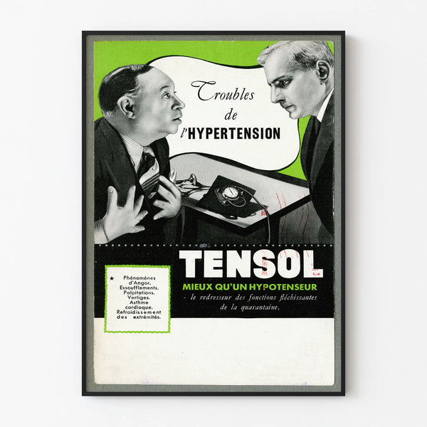 Vintage Poster Hypertension Disorders - Medical Wall Decoration
