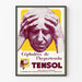 Vintage Tensol Poster Against Hypertension Headaches