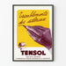Vintage poster TENSOL against sclerotic tremors
