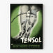 Vintage Tensol Poster to Relieve Tingling Sensations in Hypertensive Patients
