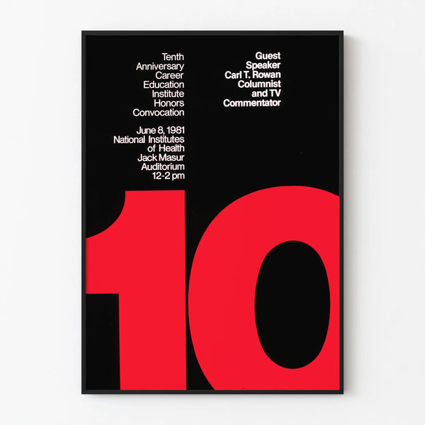 Tenth Anniversary Poster of the Education and Career Institute