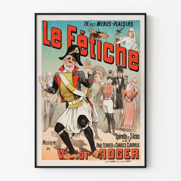 Vintage Poster Le Fétiche - Theater and Operetta Wall Decoration