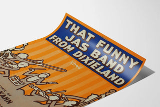 Vintage poster That Funny Jas Band from Dixieland