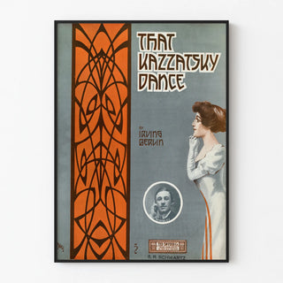 Vintage poster That Kazzatsky Dance by Irving Berlin