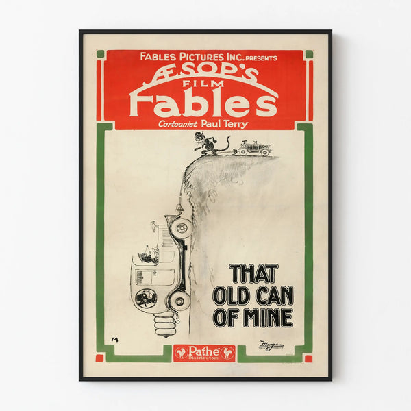Vintage decorative wall poster for animated film That Old Can of Mine