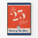 Vintage poster The 25 Club Book of the Year