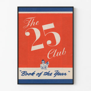 Vintage poster The 25 Club Book of the Year