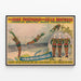 Vintage Circus Poster Adam Forepaugh and Sells Brothers - Trapeze Artists — framed artwork on a wall