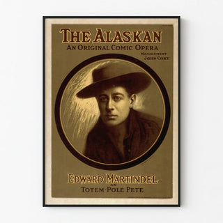 Vintage poster The Alaskan - Original comic opera