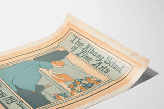 Vintage poster of The Albany School of Fine Arts