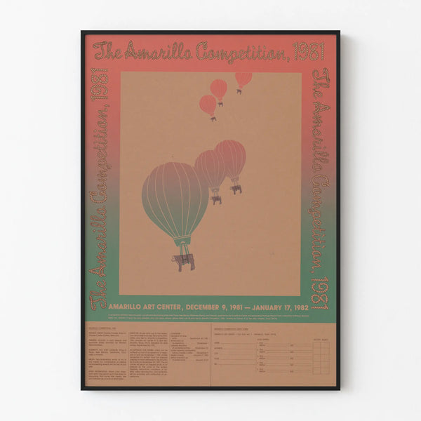 Vintage Wall Decoration Poster The Amarillo Competition 1981