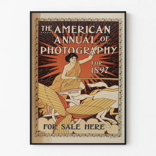 Vintage poster The American Annual of Photography 1897