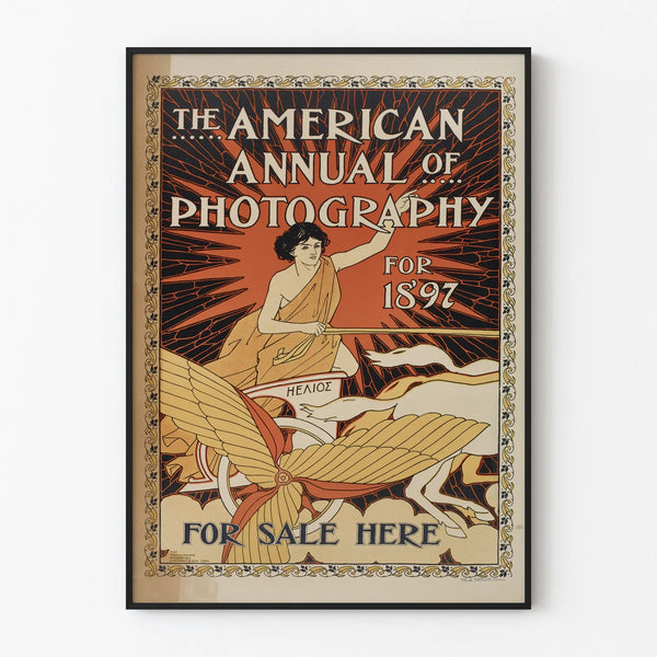 Vintage poster The American Annual of Photography 1897