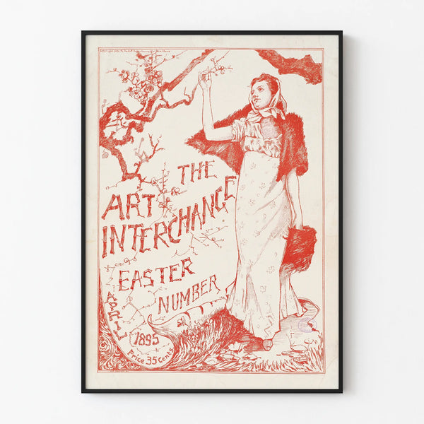 Vintage poster The Art Interchange Easter Number 1895
