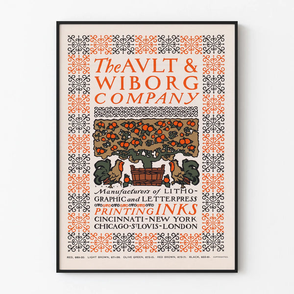 Vintage poster The Avlt & Wiborg Company - Artistic wall decoration